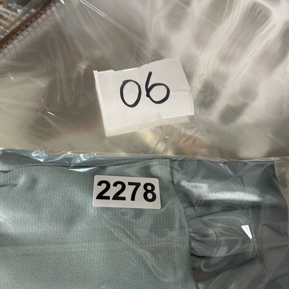 Vintage y2K Lane Bryant Teal Women’s Blouse Plus  Size 18-20 Satin Coquette Sexi - Picture 12 of 12